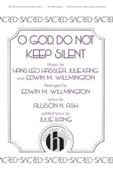 O God, Do Not Keep Silent SATB choral sheet music cover